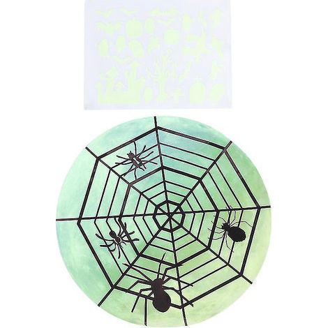 Lot de 2 autocollants lumineux pour décorations d'Halloween (1/3)