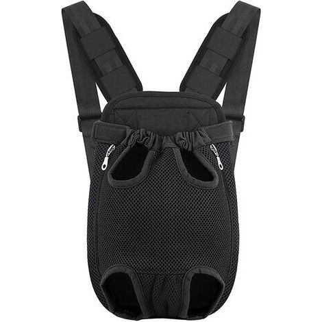 Sac de transport pour petit chien et chat – Capacité 8kg – Matériau polyester respirant – Design sécurisé pour randonnée et camping (1/5)