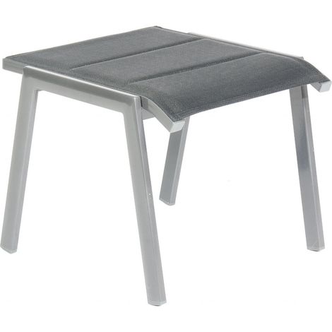 Sonnenpartner Sierra Fußhocker anthrazit Wetterbeständig Aluminium mit Textilen (1/5)
