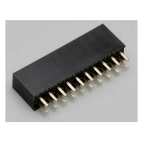 TRU COMPONENTS Barrette femelle (standard) Nbr de rangées: 2 Nombre de pôles par rangée: 20 TC-25064 (1/3)