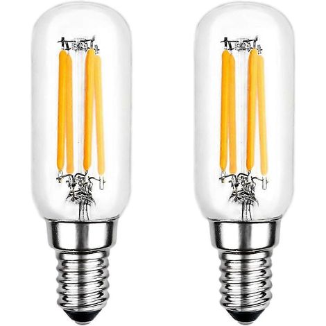 Ampoule pour hotte aspirante E14, blanc froid 6000K, 400 lm, 230 V, LED T25 4W, petit culot à vis, lot de 2 (1/5)