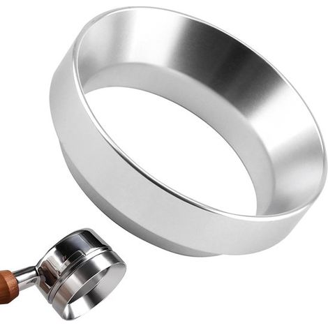 Dailygoods Kaffeedosierring 51 mm Staubabscheider Trichter für Kaffeemaschine Aluminiumlegierung Magnetische Adsorption Hochwertige Materialien (1/5)