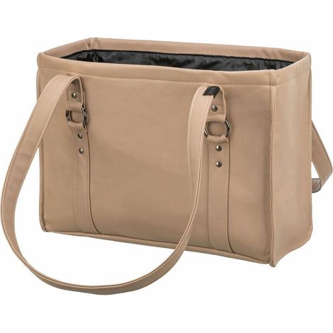 Trixie CityStyle bolsa de transporte beige para perros de hasta 8 kg (1/3)