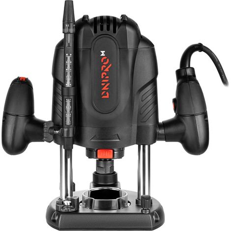 Fresadora vertical 1600W, 6 velocidades, profundidad 60 mm, pinzas de 6, 8 y 12 mm. Dnipro-M ER-160S (1/5)