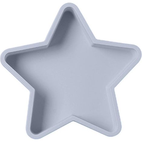 Sternförmige Antihaft-Silikonform für Geburtstagskuchen (rosa) (1/5)