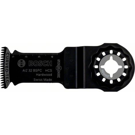 Bosch – Lame de scie plongeante HCS AIZ 32 BSPC pour bois dur – 50 x 32 mm – Lot de 5 pièces – Coupe nette sans éclats - WOOD 50 X