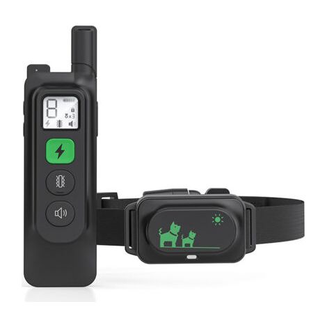 Dispositif de dressage de chien à télécommande, dispositif de dressage de chien, arrêt automatique des aboiements, collier à chocs électriques (1/4)