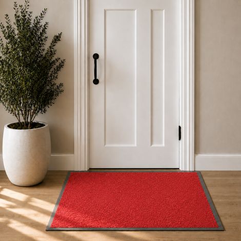 Tapis anti-salissure Future 90 x 120 cm rouge (1/4)