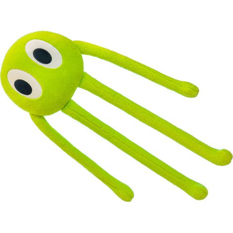 Coussin pieuvre en peluche, forme mignonne, douce et confortable, avec 4 tentacules, pour la maison, la chambre ou le bureau, vert, 90 cm, 480 g
