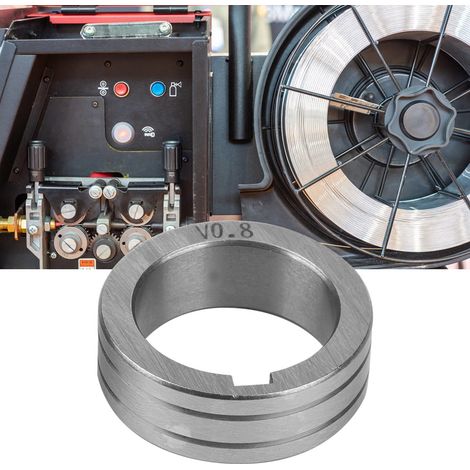 Rouleau d'entraînement de fil de soudage 30 mm / 1,18 po, roue de guidage pour fil de soudage 0,8/1,0/1,2 mm pour Binzel (0,8 mm) (1/5)