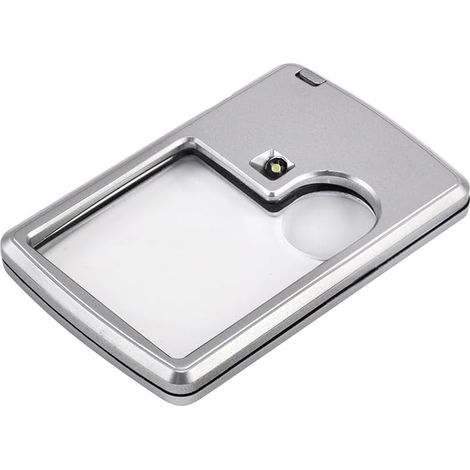 3X 6X Double Illumination Magnifier Pocket Magnifier (1/5)