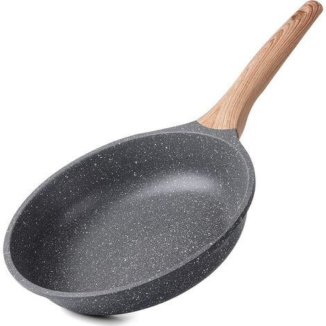 Antihaft Pfanne Bratpfanne Beschichtet 20cm, Nonstick Küchenpfanne für Gasherd & Induktion