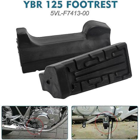 2 Stück Motorrad-Fußrasten vorne, Fußrastengummis für Yamaha YBR 125 (1/4)
