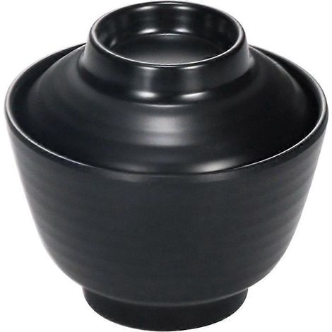 Bol à soupe de fruits maison avec couvercle style japonais, petit bol à soupe, bol à miso-9.5X9.5X9CM