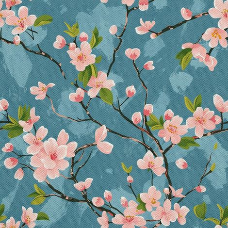 Tela decorativa para exteriores Oxford - Motivo primaveral I DX7522 (1/5)