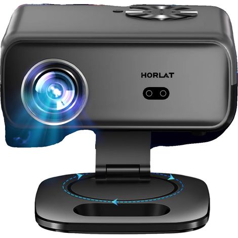 Projecteur, Design Rotatif à 360°, Luminosité de 25000 Lumens, Prise EU, 100V-240V Prise EU (1/5)