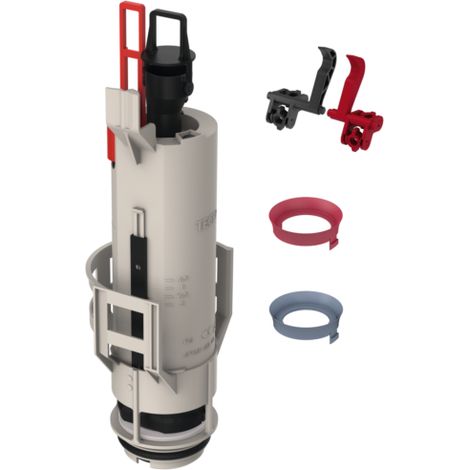 Tece – Robinet d'écoulement A2 pour bac à rinçage standard – Siège de valve – Kit d'étranglement – Levier de commande M