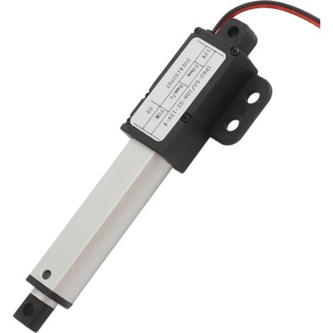 Actionneur linéaire 50 mm 12 V CC à faible bruit avec interrupteur de fin de course interne, mini-moteur d'actionneur linéaire électrique pour l'industrie automobile, 8 mm/s - 70 N (1/5)