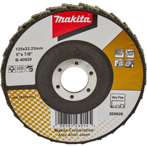 Disco de láminas para acondicionamiento de superficies MAKITA B-40820