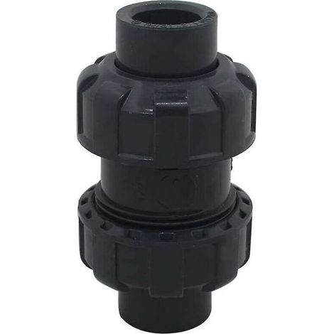 Clapet anti-retour à bille 32mm – Empêche le reflux d'eau – Compatible systèmes plomberie – Installation facile (1/4)