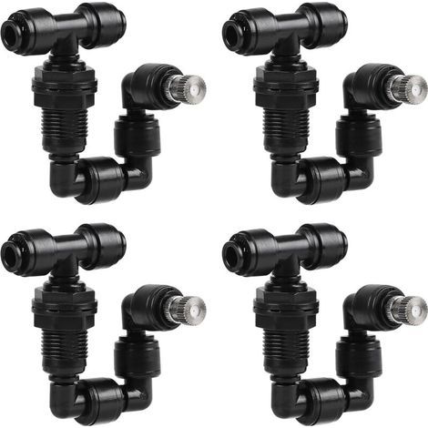 4-teiliges Set mit Einzelkopf-Düsen für Reptilien-Terrarien, 360° verstellbarer Sprühnebel-Sprinkler, Terrarien-Sprühgerät zur Luftbefeuchtung für Reptilien und Pflanzen (1/5)