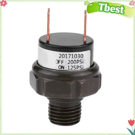 Tbest Pressostat Interrupteur de compresseur d'air automatique universel pour voiture, 12V, interrupteur de auto commutateur (1/5)