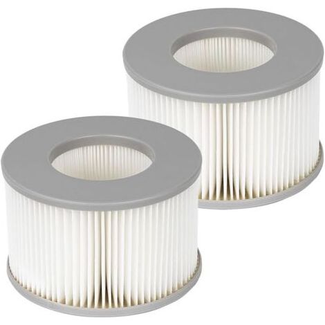 Lot de 6 cartouches filtrantes de rechange pour piscine gonflable – Surface filtrante 4000 cm² – Compatible avec Mspa et Ruikalucky (1/4)