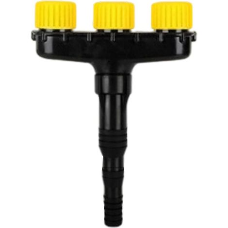 Tête d'arrosage réglable à 3 buses — 27,5 x 20 cm — Arrosage efficace du jardin et de la pelouse, dotée d'un mode brumisation fine (1/5)
