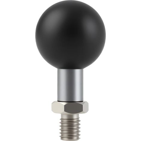 Adaptateur Boule 1 Pouce, Tige Filetée M8x1,25, pour Bras Double Base Taille B, Pour Support Téléphone Vélo et Moto, Boule Attelage (1/5)