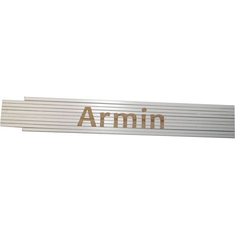 Zollstock Armin 2 m weiß Zollstock