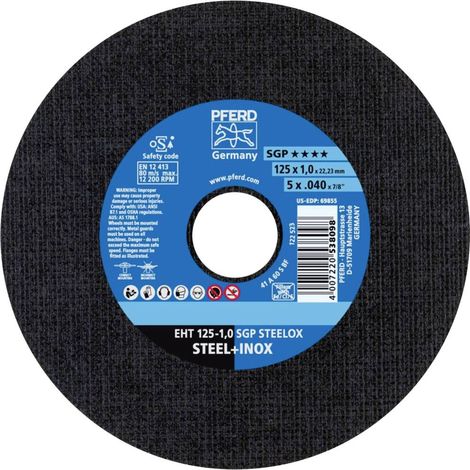 Taglio Disco Curvo A60Ssg-Inox 125X1Mm Pferd