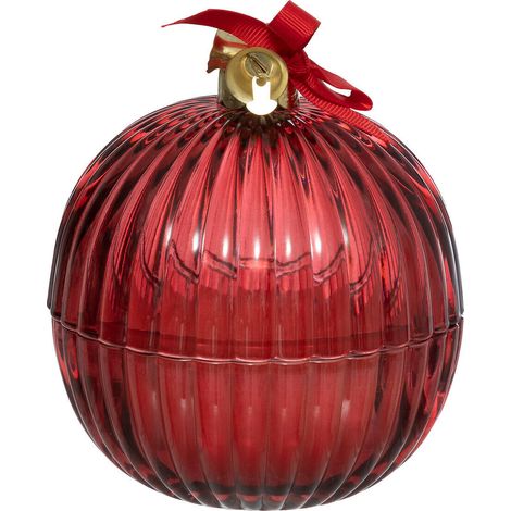 Bougie dans une boule en verre, Ø 11 cm (1/3)