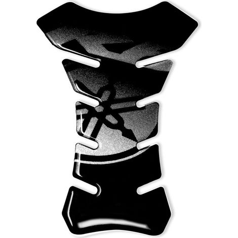 Protezione Serbatoio Adesiva 3D Racing Logo - Colore: NERO - Brand: R6