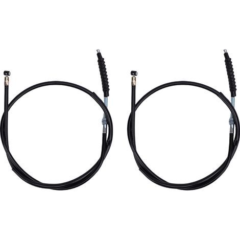 Cable de embrague negro para motocicleta, 2 piezas, 1100 mm, 43,3 pulgadas, funcionamiento suave, repuesto para Suzuki de 110 ml a 250 ml, moto de cross. (1/5)