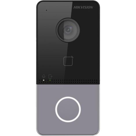 Sistema de videoportero Hikvision DS-KV6113-PE1(C) de 2 MP, negro, gris (1/3)