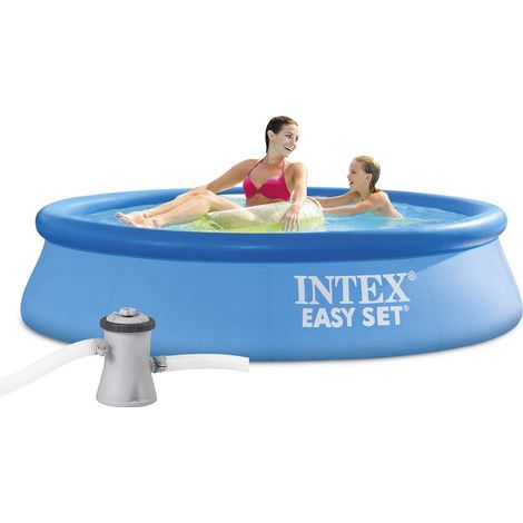 Intex 28108NP Aufblasbares Rundbecken 1942 Liter Blau (1/10)