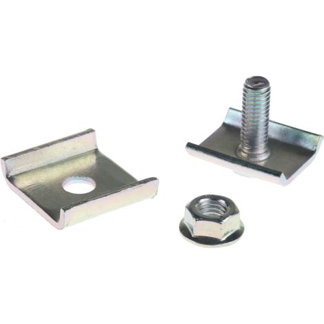 Rs Pro – Chemin de câbles en fil et accessoires en acier électrogalvanisé – 22 mm de largeur – 15 mm de profondeur – Sachet de 50 unités