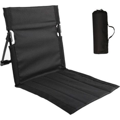 Chaise de Plage - Chaise de Camping Pliable - Oxford 600D - Inclinable Ergonomique - Pour Extérieur Plage Parc Randonnée - 1 Pièce