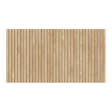 Eiffel Art Construction – Carrelage imitation parquet 60x120 cm – Effet bois bambou relief – Finition mate résistante aux chocs – Pour intérieur et extérieur
