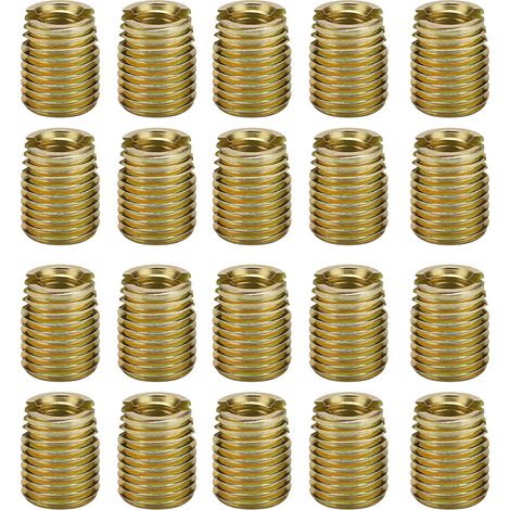 20Pcs 302 Carbon Steel Self tapping Thread Insert Accessories(Inner M101.5 Outer M141.5)
