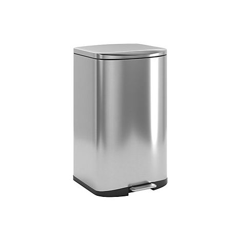 EKO  Bidone a pedale in acciaio inox  capacità 50 l  alt x