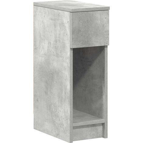 Maison Exclusive - Nachttisch mit Schublade Betongrau 20x36x60 cm