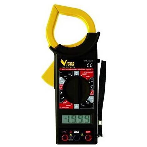 Pinza Amperometrica Vigor con Tester Digitale