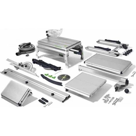 Festool – Scie sur table 1200W – Vitesse réglable 1600-4200 tr/min – Ø lame 190mm – Coupe jusqu'à 52mm – Pour bois dur et teck