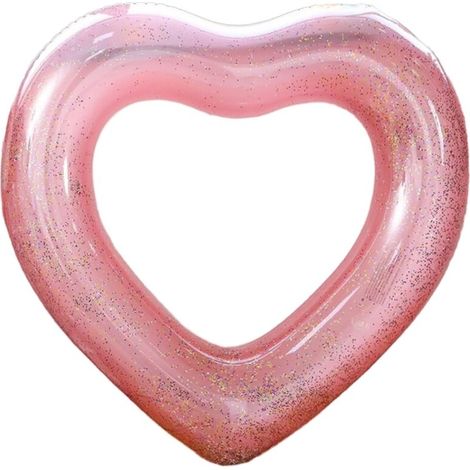 Heart-shaped inflatable buoys, inflatable pool floats for summer (1/5)