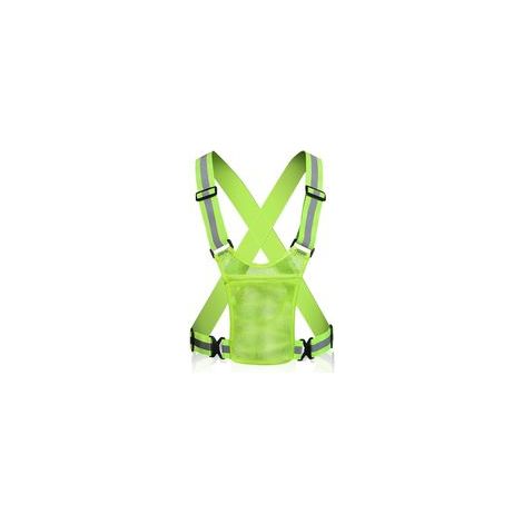 Gilet de sécurité, Gilet réfléchissant réglable, Gilet de sécurité Forte Visibilité avec Poche, Gilets réfléchissants Femme et Homme Veste Fluo (1/5)