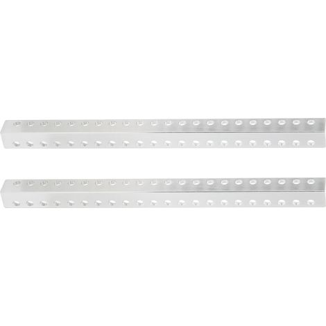 Profilé en L en Aluminium Extrudé, 2 Pièces pour Construction Robotique, 22 Trous 12x12mm, Accessoires Mécaniques 3103-0022-0184 (1/5)