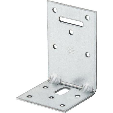 Piece d'angle 6292 90 x 60 x 2,5 x 60 mm galvanise a chaud (tzn)