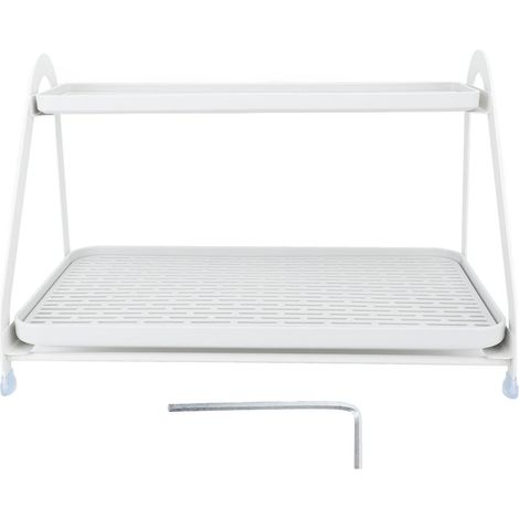 Support organisateur de tasses, Double couche, gain de place, plateau amovible, séchage pour biseau à la maison