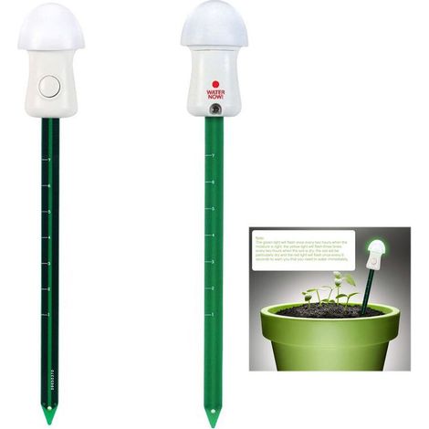 VURAHOME – Hygrometer, Pflanzenfeuchtigkeitssensor, Bodenfeuchtigkeitsmesser, mit Batterie (1/5)
